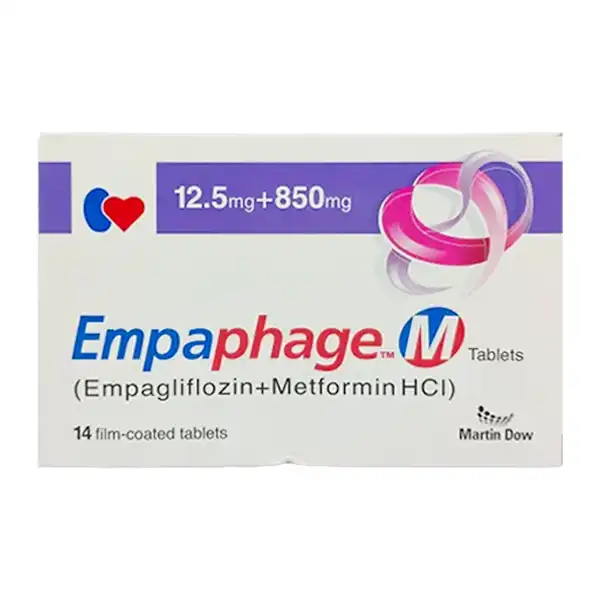 Empaphage-m Tablets 12.5mg/850mg (1 Strip = 7 Tablets)